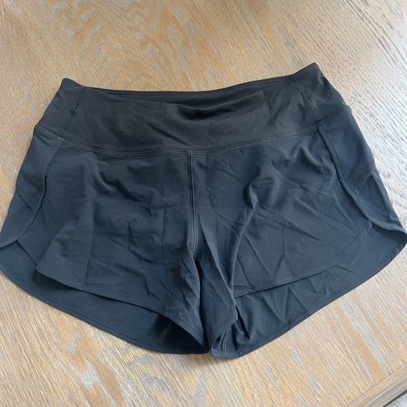 CRZ YOGA Black Running Shorts Athletic Sports Layered Women's - Picture 1 of 4